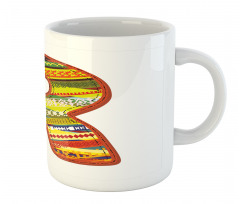 R Aztec Tribal Mug