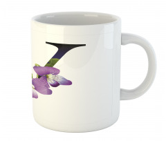 Viola Sororia Flower Mug