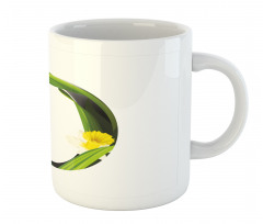 D Silhouette Daffodils Mug