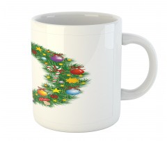 Happy Christmas Pine Mug