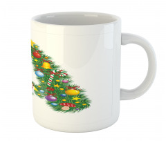 Winter Festivity Font Mug