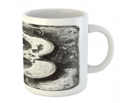 Aged B Cracks Effect Mug