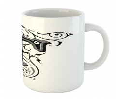 Symmetrical Monochrome Mug