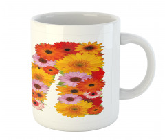 Flower Alphabet Daisy Mug