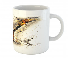 Burning Grunge Mug