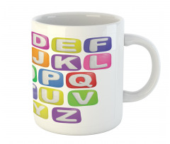 Colorful Alphabet Set Mug