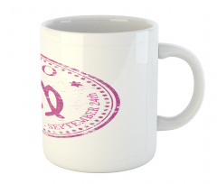 Pink Colored Horoscope Mug