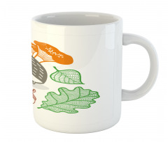 Colorful Animal Food Mug