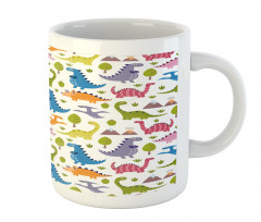 Dinosaurs Colorful Mug