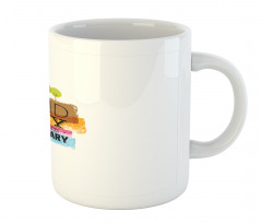 Inspirational Words Bird Mug