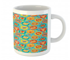 Comic Fun Faces Mug