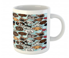 Canine Breeds Love Mug