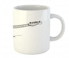 Rock Music Sketch Art Mug