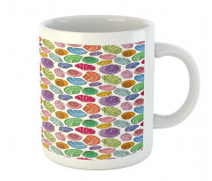 Colorful Aqua Motif Mug