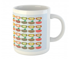 Retro Polka Dots Colorful Mug