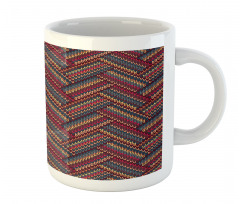 Herringbone Lines Mug