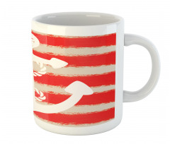 Rope Stripes Nautical Mug