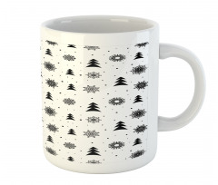 Xmas Pine Trees Holiday Mug