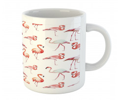 Exotic Birds Pattern Mug