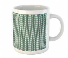 Abstract Wavy Lines Mug