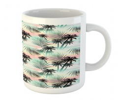 Summer Palm Trees Fern Mug