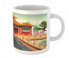 Chinese Building Asia Mug