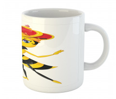 Cartoon Style Bee Mug