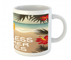 Colorful Hippie Beach Theme Mug