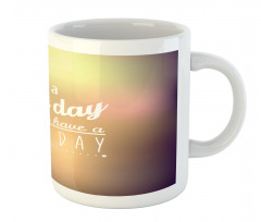 Day Words Mug