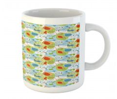 Whimsical Doodle Swirls Mug