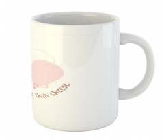 Pink Rats Cheese Mug