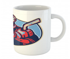 Player Holding Stick Mug