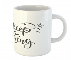 Sun Clouds Doodle Mug