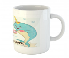 Tea Drinking Whales Mug