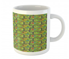 Cartoon Road Mug