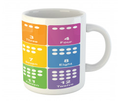 Colorful Numbers Mug