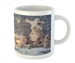 Candle Winter Holiday Mug