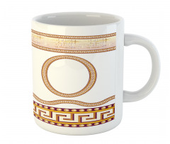 Fret Borders Circles Mug