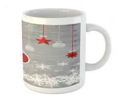 Stars Baubles Snow Mug