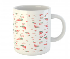 Grunge Fruit Pattern Mug