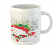 Snowy Woodland Holiday Mug