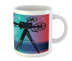 Movie Reel Vintage Motif Mug