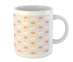 Bunny Faces and Eggs Mug