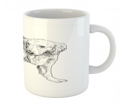 Young Dog Art Mug