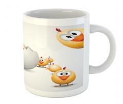 Chicks Funny Cartoon Mug