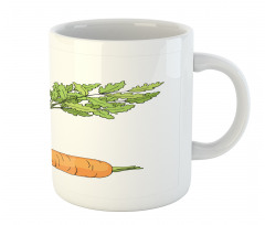 Carrot Pattern Mug