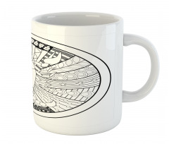 Round Tattoo Art Mug