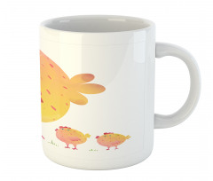 Mother Hen and Chicks Mug