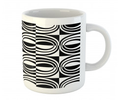 Checkered Curvy Mug