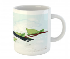 Swallow Bird on Branch Mug